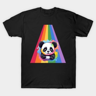 rainbow panda T-Shirt